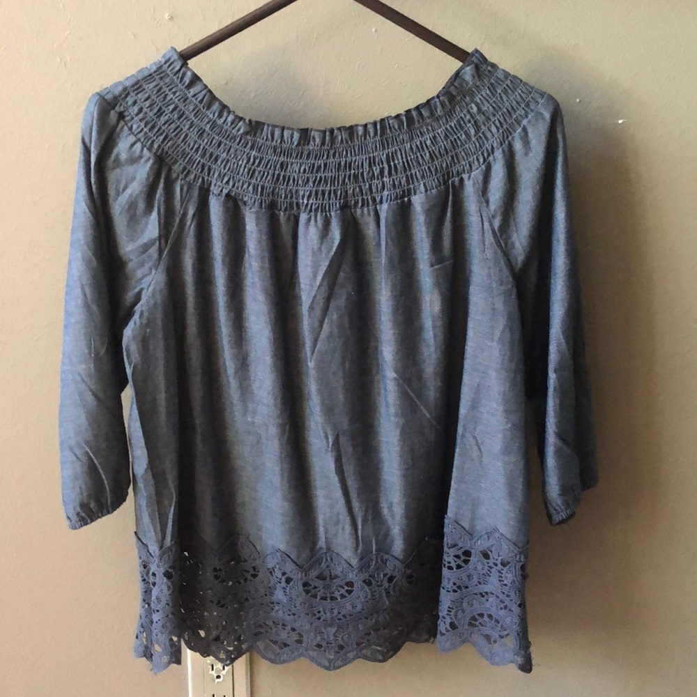 Unique Spectrum Lace Top